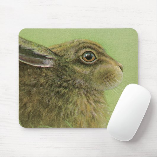 Konijn fine art muis mat muismat (Met muis)
