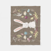 Konijn Fleece Baby Deken - Little Bunny (Voorkant)