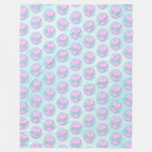 Konijn Fleece Deken (Voorkant)