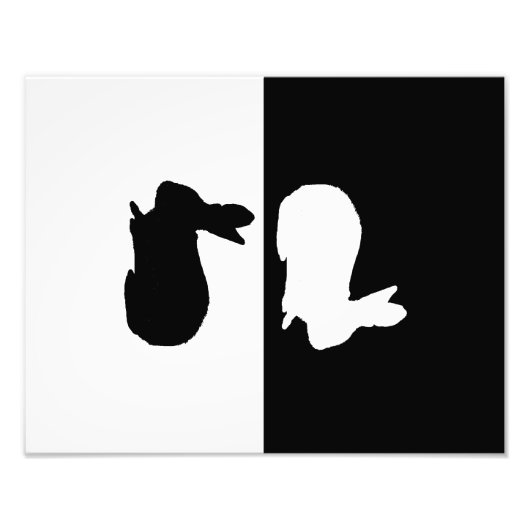 konijn foto afdruk (Voorkant)