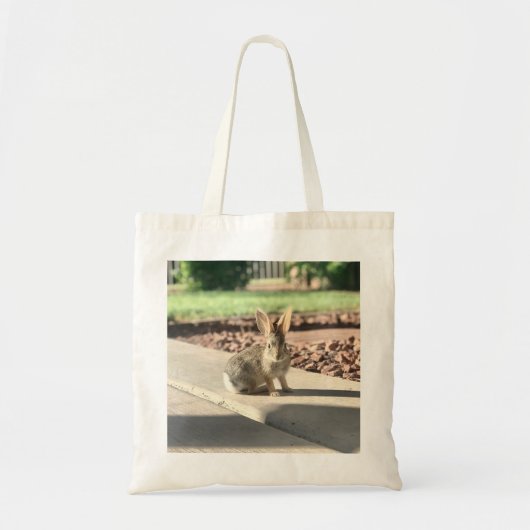 konijn foto Pasen lente Tote Bag (Voorkant)