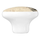  konijn geïllustreerd Bunny Art Keramische Knop (Zijkant)