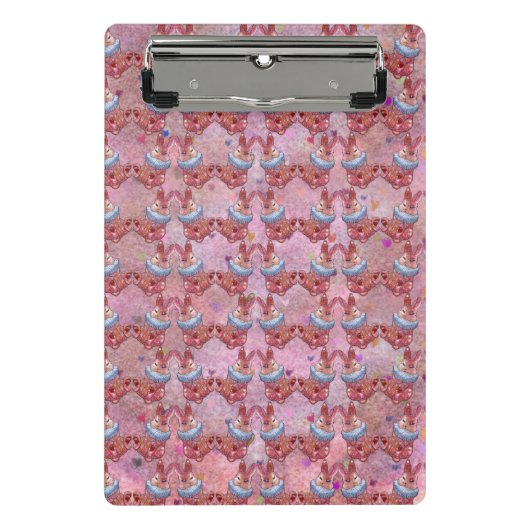 Konijn genaamd Lieveheersbeestje Mini Klembord (Voorkant)