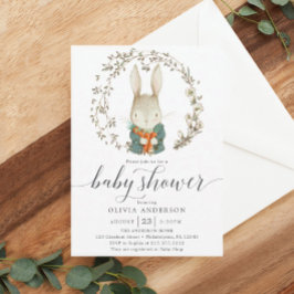  konijn Genderneutraal Baby shower Kaart