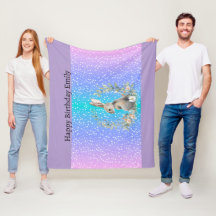 Konijn geschenk - gepersonaliseerde deken