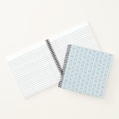 Konijn Gezicht Konijn Patroon Notitieboek (Binnen)