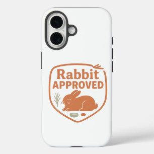 Konijn Goedgekeurd iPhone 16 Hoesje