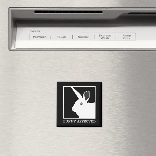 KONIJN GOEDGEKEURD MAGNEET (Insitu (Vaatwasser))