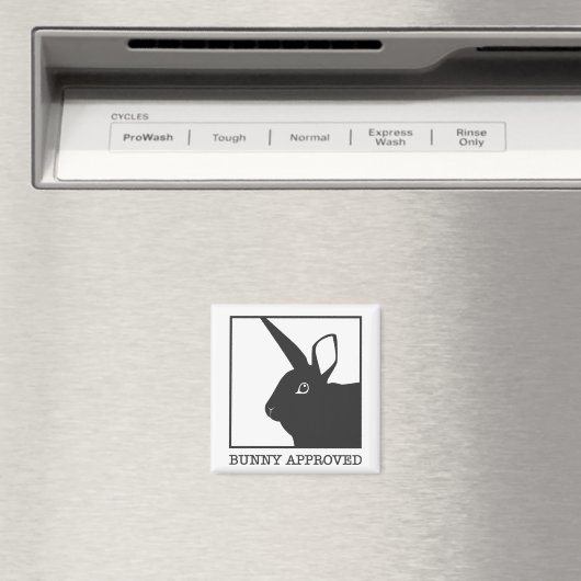 KONIJN GOEDGEKEURD MAGNEET (Insitu (Vaatwasser))