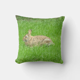 Konijn (Groene gras) Pillow Kussen