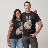 Konijn Groom Cilinder Trouwfeest T-shirt (Unisex)