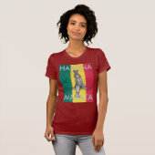 Konijn Hakuna Matata | Levendige Rasta Kleuren Abs T-shirt (Voorkant volledig)