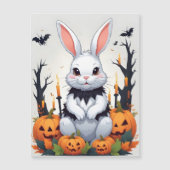 Konijn Halloween Schattige Schattig Funny Animal M (Voorkant)