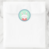 Konijn Happy Pasen Stickers (Tas)