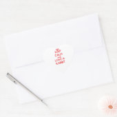 konijn hart sticker (Envelop)