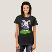 Konijn Hengelaar Visvangst T-shirt (Voorkant volledig)