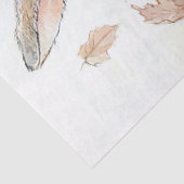 Konijn Herfst Pompoen Illustratie Tissuepapier (Detail)