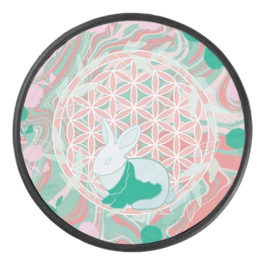 Konijn Hockey Puck (Voorkant)