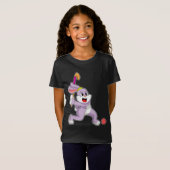 Konijn Hockey stick T-shirt (Voorkant volledig)