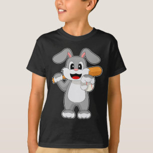 Konijn Honkbal Honkbalknuppel Sport T-shirt