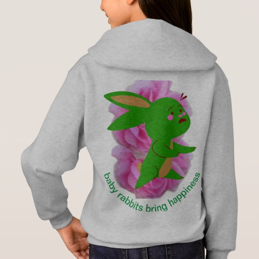 konijn Hoodie (Achterkant)