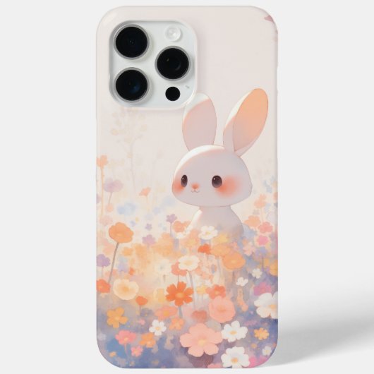 Konijn huppelt vrolijk rond in de weide Case-Mate iPhone case (Achterkant)