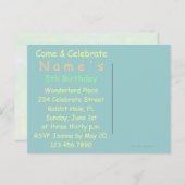 Konijn in Alice in Wonderland ~ Briefkaart (Voorkant / Achterkant)