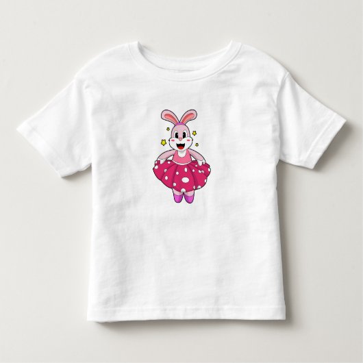 Konijn in Ballet Dance Kinder Shirts (Voorkant)
