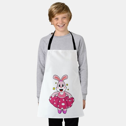 Konijn in Ballet Dance Schort (Gedragen)