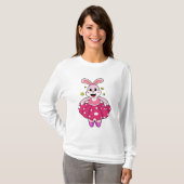 Konijn in Ballet Dance T-shirt (Voorkant volledig)