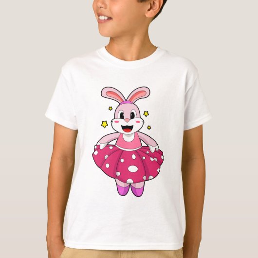 Konijn in Ballet Dance T-shirt (Voorkant)