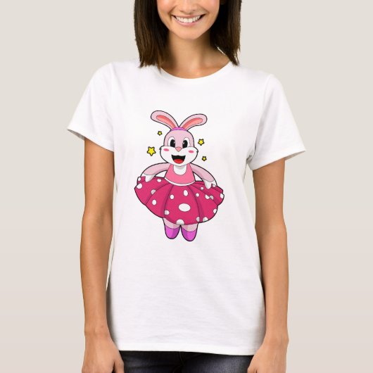 Konijn in Ballet Dance T-shirt (Voorkant)
