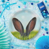 Konijn in de Gras Papieren Bordje (Feest)