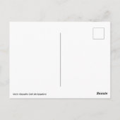 Konijn in de hemel met sterren briefkaart (Achterkant)