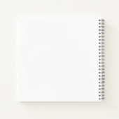 Konijn in de maan notitieboek (Achterkant)