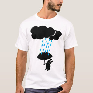 Konijn in de regen t-shirt