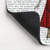 Konijn in de Rode Dress Muismat (Hoek)