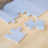 Konijn in de sneeuw legpuzzel (Zijkant)