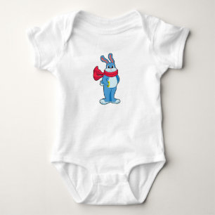 Konijn in de winter met Scarf Romper
