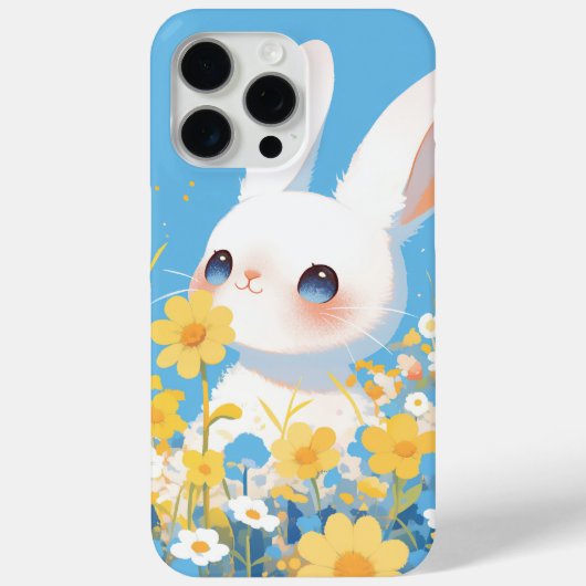 Konijn in de Zonnebloemenweide Case-Mate iPhone Case (Achterkant)