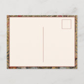 Konijn in een Engelse tuin in de stijl van William Briefkaart (Achterkant)