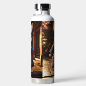 Konijn in een fles: een grillige scène waterfles (Rechts)