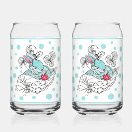 Konijn in hand Sodawater Glas