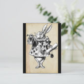 konijn in hart briefkaart (Staand voorkant)