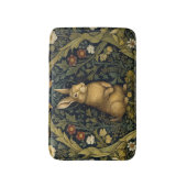 Konijn in het bos art nouveau stijl badmat (Voorkant Verticaal)