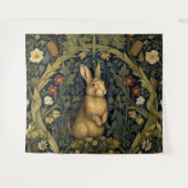 Konijn in het bos art nouveau stijl wandkleed (Voorkant (horizontaal))