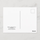 Konijn in het bos. briefkaart (volledige verf) (Achterkant)