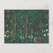 Konijn in het bos. briefkaart (volledige verf) (Voorkant)