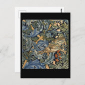 Konijn in het bos door William Morris, Briefkaart (Voorkant / Achterkant)