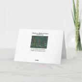 "Konijn in het bos." (Full Painting) Wenskaart Kaart (Achterkant)